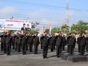 Jajaran Polres Blora Ikuti Upacara Hari Bhayangkara Lewat Zoom Meeting di Mapolres