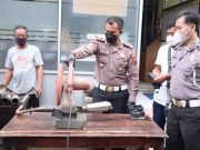 Satlantas Polresta Banyumas Musnahkan 800 Knalpot Brong