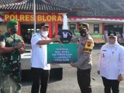 Polres Blora Terima Kendaraan Roda 4 Dinas dari Bupati