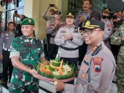 Dandim 0705 Bersama Danyon Armed Kunjungi Polres Magelang Secara Mendadak