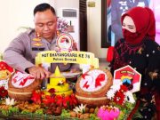 Tasyakuran Hari Bhayangkara Ke-76 Polres Demak. Kapolres : Polri Tetap Survive Melaksanakan Tugasnya