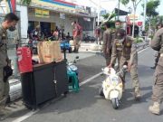 250 Petugas Sterilkan PKL dan Parkir di Jalan Pancasila Kota Tegal