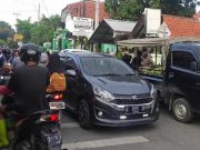 Pasar Tiban di Jalan Merpati Tegal Makan Korban