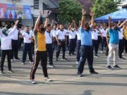 Tiga Pilar Kota Tegal Gelar Olahraga Bersama