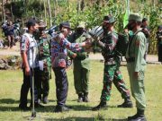 Jalan Menuju Candi Angin Dicor TNI Manunggal