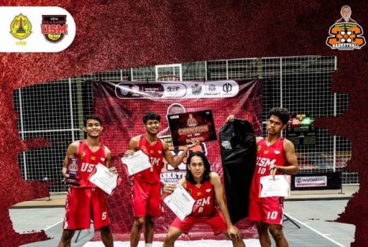 Tim USM Juara 1 Kejuaraan Bola Basket 3×3 Danny Kosasih Cup