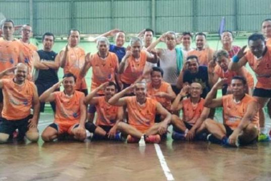 18 Pasang Ganda Putra Ikuti Turnamen Bulutangkis Suarabaru.id Cup 2022