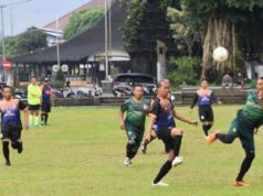 Laga Pembuka Turnamen Gala Praja : Kodim 0707 FC Tekuk BPR BKK FC 7-0
