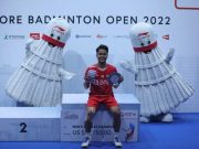 Ginting Juara Singapura Open 2022