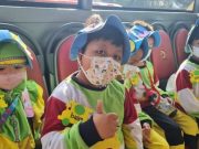 Gembiranya Anak-anak TK Bisa Naik Bus Transjateng Purwokerto, Hawanya Seger