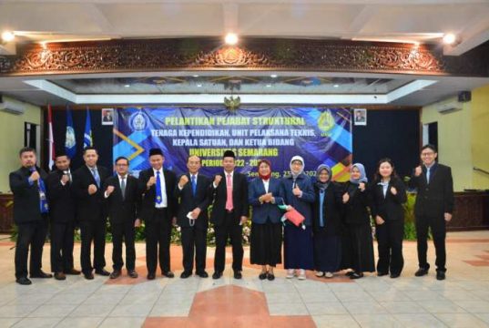 46 Pejabat Struktural USM Dilantik, Rektor: Jangan Bekerja Seperti Biasanya