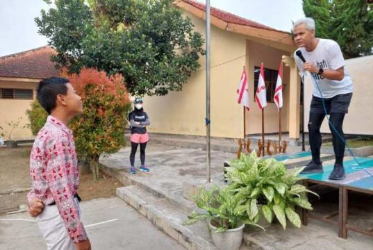 Kedatangan Tamu Istimewa, Siswa SMPN 1 Kalimanah Heboh