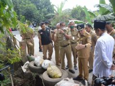 Tanggul Jembatan Sesek di Purwogondo yang Jebol Segera Diperbaiki
