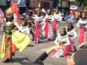 Laskar Nglaroh, Jaranan Setan dan Kebaya Nusantara Tampil di Karnaval Wonogiri