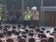 Polres Kebumen Sosialisasi Penggunaan Helm ke Pelajar, Ini Manfaatnya