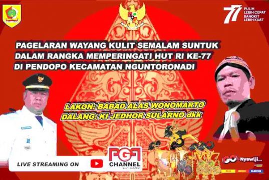 Nanti Malam, Wayang Kulit Lakon Babad Alas Wonomarto di Nguntoronadi Wonogiri