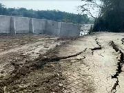 Gegara Tanah Bergerak, Jalan Baru di Brebes Ambles