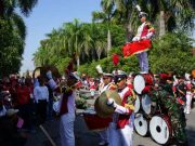 Karnaval HUT Ke-77 RI Tingkat Kabupaten Blora Meriah dengan Penampilan Marching Band SMAN 1 Cepu