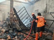Pabrik Tas di Loram Wetan Kudus Ludes Terbakar