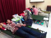 Karyawan Perhutani Mantingan Donor Darah untuk Kemanusiaan Sambut HUT ke-77 Kemerdekaan RI
