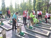 Kemenkumham Jateng Gelar Aksi Bersih Taman Makam Pahlawan
