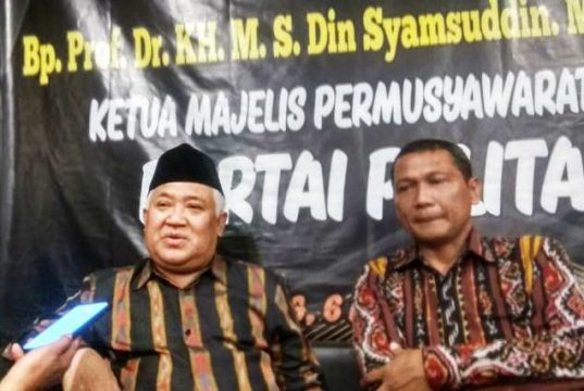 Din Syamsuddin Targetkan Partainya Lolos Verifikasi Menjadi Partai Peserta Pemilu 2024
