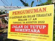 Jangan Kaget Banyak Akses Jalan di Kota Semarang Ditutup Warga dan Dipasangi Tenda