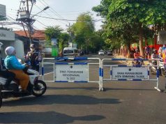 Warga Mranggen Kaget Jalan Pahlawan Semarang Ditutup dan Dijaga Petugas