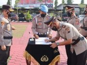 Dua Jabatan Kasat di Polres Tegal Kota Diserahterimakan