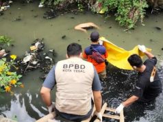 Mayat Laki-laki Terapung di Anak Sungai Sibelis Tegal