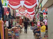 Pedagang Pasar Rejowinangun Melakukan Ini, Sambut HUT Kemerdekaan RI pedagang pasar rejowinangun