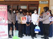 Menyongsong HUT Ke-74, Polwan Blora Lakukan Bakti Religi di Asrama Kristen dan Masjid Tegalgunung