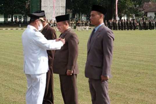 Upacara HUT Ke-77 Kemerdekaan RI di Kota Magelang Dipusatkan di Lapangan Rindam IV/Diponegoro