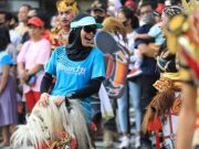 Siti Atikoh Menari Jaranan Bareng Ribuan Seniman Tradisional