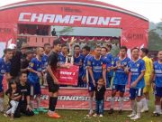 Tim Ronggolawe FC Kembaran Pertahankan Gelar Juara Liga 1 Wonosobo