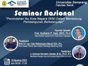 Soal Pemindahan Ibu Kota Negara, Ikuti Seminar Nasional di USM