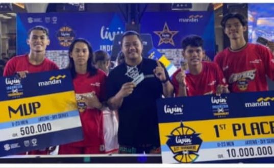 Tim Basket USM Juara 1 Lomba 3×3 Livin