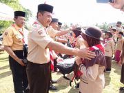 Kwarcab Jepara Santuni Yatama saat Hari Pramuka
