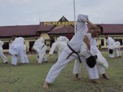 Ujian Bela Diri Polri Jadi Syarat Usulan Naik Pangkat di Polres Kebumen