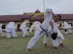 Ujian Bela Diri Polri Jadi Syarat Usulan Naik Pangkat di Polres Kebumen