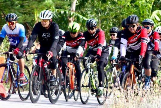 Ini Pesan Danrem, Saat Gowes Lintas Kabupaten dengan Finish di Wonogiri