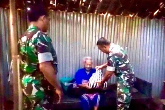 Sambut HUT Ke-77 TNI, Ini yang Dilakukan Koramil Manyaran Wonogiri
