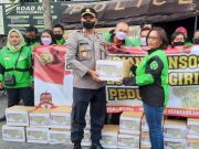 Harga BBM Naik, Puluhan Ojol dan Sopir Angkot Mendatangi Polres Wonogiri