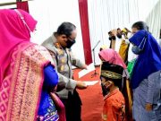HUT Ke-74 Polwan di Wonogiri, Beri Santunan Kepada Yatim Piatu