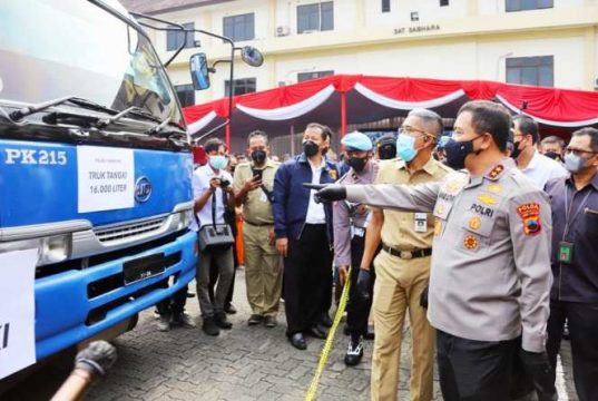 Polda Jateng Amankan 38 Mobil Tanki dalam Ungkap Kasus Penyalahgunaan BBM Subsidi