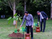 Delegasi G20 Bidang Kebudayaan Tanam Puluhan Benih Pohon Warisan Budaya