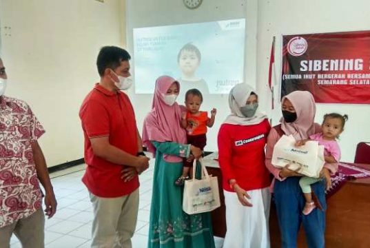 Sibening Selalu Bekerjasama Dengan Perusahaan Bagikan Nutrisi Makanan Tambahan kepada Anak-anak