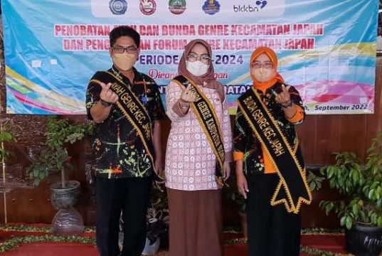 Pengukuhan Forum Genre di Japah Dirangkai dengan Donor Darah