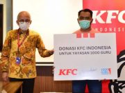 KFC Indonesia Serahkan Donasi Rp 150 Juta ke Yayasan 1.000 Guru