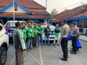 Satlantas Polres Blora Salurkan Bantuan untuk Pengemudi Ojol